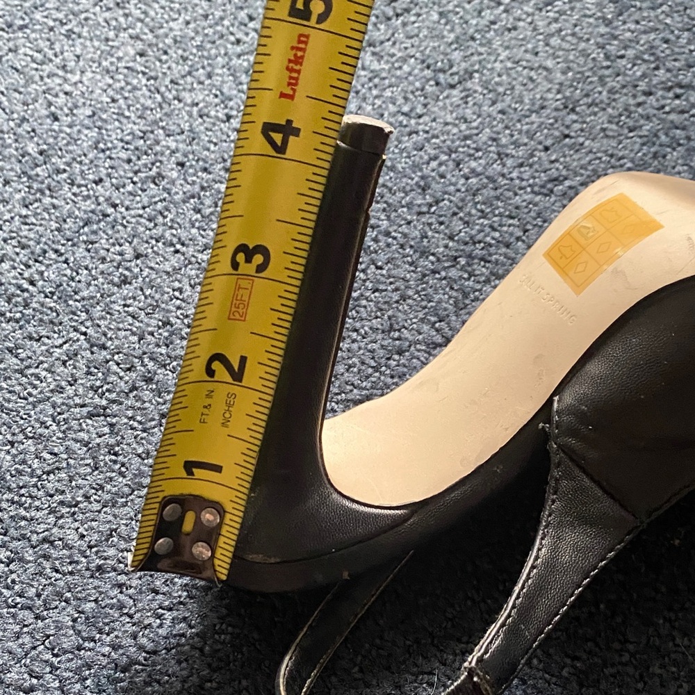 Call It Spring Black Pointed Slingback Pumps - Picture 8 of 8